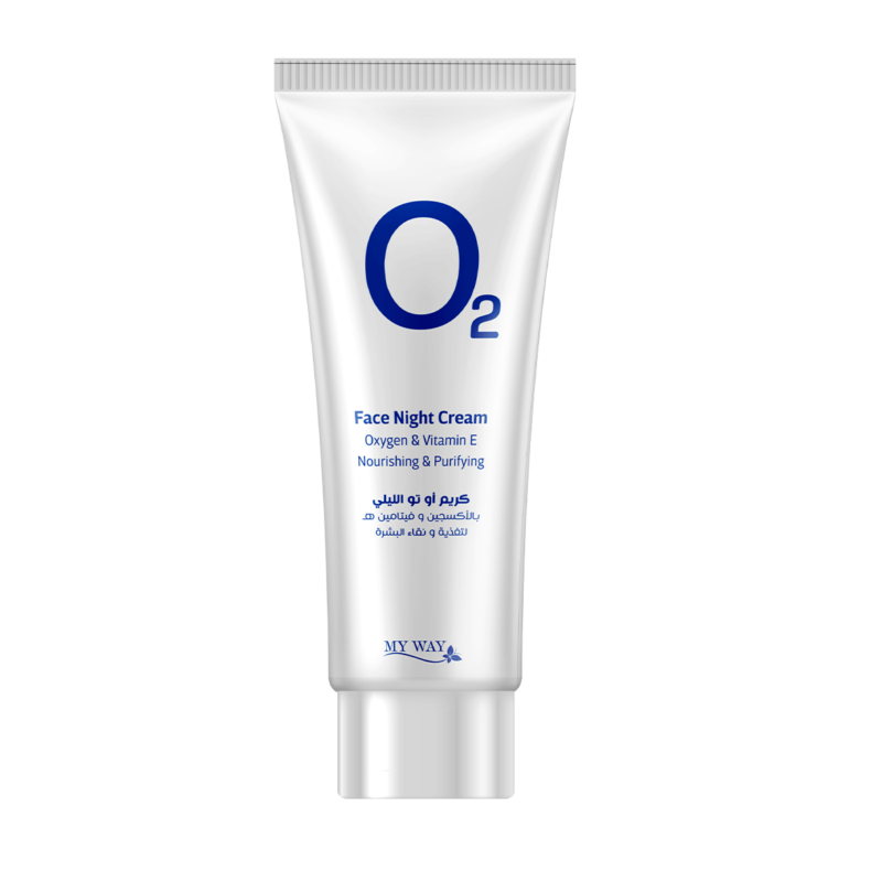 O2 Night Cream with Oxygen for Skin Nourishment & Purity